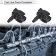 thumbnail image 3 of Conectores rápidos de línea de combustible de 15/64" Unique Bargains ID para conector macho SAE de 15/64" hembra a barb 90 grados adaptador rápido sellos accesorios de plástico 2 piezas, 3 of 6