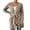 Beige, variant on SUXIAN Womens Cardigan Long Sleeve Solid Color Casual Loose Fit Wrap Front Open Knit Sweater Lightweight Comfortable Outerwear Long Sweater Cardigan Women