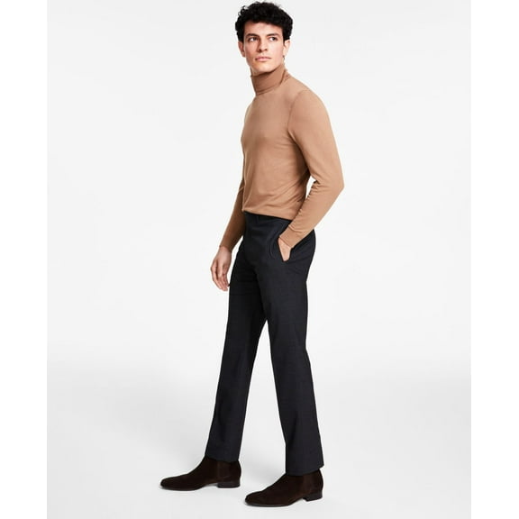 Calvin Klein Men’s Slim-Fit Performance Dress Pants, Charcoal, 33×30