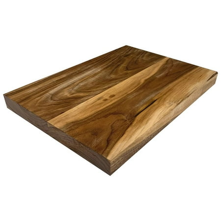 Premium Figured Black Walnut Electric/Bass Guitar Wood Body Blank 21" x 15" x 2" (2 Piece, Unglued, Unplaned) - Unleash Your Creativity with High-Quality Wood Blanks
