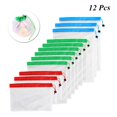 thumbnail image 4 of AURARMLET 12 Pcs Sac en Filet Vert 8*12 Po pour Camping et Pêche avec Cordon, 4 of 7