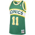 thumbnail image 2 of Men's Mitchell & Ness Detlef Schrempf Green Seattle SuperSonics 1994/95 Hardwood Classics Swingman Jersey, 2 of 3