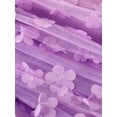 thumbnail image 5 of Zehjuhan Toddler Girl Dress Sleeveless Floral Playwear Bowknot Tulle Dresses Strap Princess Sundress, 5 of 5