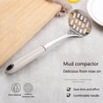 thumbnail image 3 of PVCS Manual Stainless Steel Potato Masher Household Kitchen Gadget Potato Masher, 3 of 9