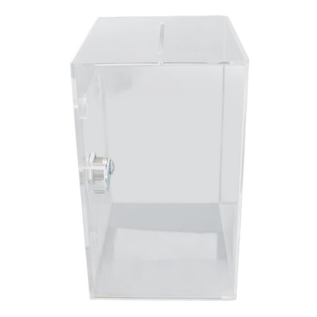 Grande Capacité Banque d'Argent en Acrylique Transparent, Boîte à Billets avec Fonction de Vote pour Enfants Adultes