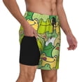 thumbnail image 3 of Haiem Cartoon Frog Men'S Quick-Dry Swim Trunks: Comfortable Beach Shorts With Mesh Lining And Pockets - Ideal For Swimming And Sunbathing 3x-Large, 3 of 9