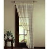 Hometrends Macrame Tab Top Curtain Panel