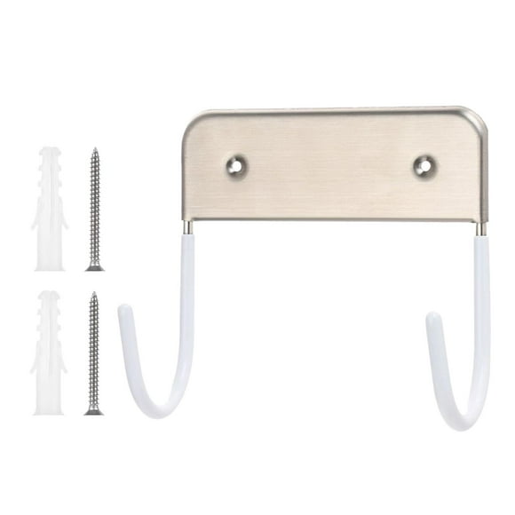 DOLITY Home Ironing Board Holder Wall Hanging Easy to Install Bracket Removable White