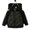 Black, variant on MXIEZI Toddler Baby Hooded Cotton Jacket for 1-10 Years Boys Girls Thicken Warm Fleece Outerwear Kids Fall Winter Padded Coats