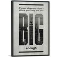 thumbnail image 1 of ARTCANVAS If Dreams Don’t Scare You Motivational Canvas Art Print - Size: 60" x 40" (1.50" Deep) (3-Piece), 1 of 9