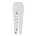 thumbnail image 4 of XQYLOS Girls Wide Leg Sweatpants Halloween Pumpkin High Waisted Baggy Pants Fashion Teen 𝖣rawstring Athletic Joggers 𝖲tretch Comfort Casual Elastic Waist Cozy, 4 of 5