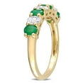 thumbnail image 3 of Everly Women's Emerald 14k Yellow Gold Ring, 3 of 7