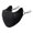 Black, variant on GobdXE Solid Adult Summer Breathable Mesh Face Covering Adjustable Ear Loops UV Sun Protection Outdoor Sports Cycling Face Wrap Size:One Size