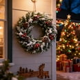 thumbnail image 6 of Seasonal Front Door Wreath with Realistic Greenery for Home Décor Year-Round Outdoor Indoor Wall Hanging Ornament, 6 of 6