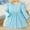 Sky Blue, variant on Spazoro Toddler Girls Dress, Fall Winter Fashion Long Sleeve Printed Dresses for Childs Girls Hot Pink Size 80