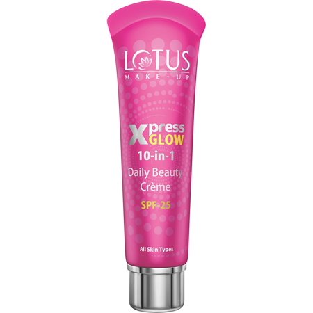 Lotus Herbals Make-up Xpress Glow 10 in 1 SPF 25 Daily Beauty Cream (Royal Pearl, 30g)