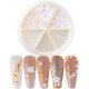 thumbnail image 1 of Encantos de uñas de flores Calcomanías de arte de uñas 1 Cajas Brillo de perlas Suministros de decoración de uñas Flor blanca Perla Bola de acero inoxidable Diseño Mix Set Diy Acrílico N, 1 of 5