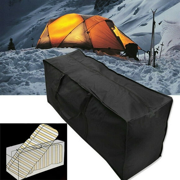 AMERTEER Sac de Rangement pour Meubles d'Extérieur Sac de Rangement pour Coussins de Meubles Sac de Rangement Portable pour Coussins de Meubles de Jardin