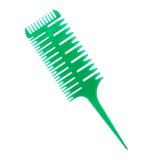 Peines para mujer, peines de doble cara, peine de dientes finos y anchos para resaltar, peine de peluquería, herramienta para el cabello, peine para teñir el cabello