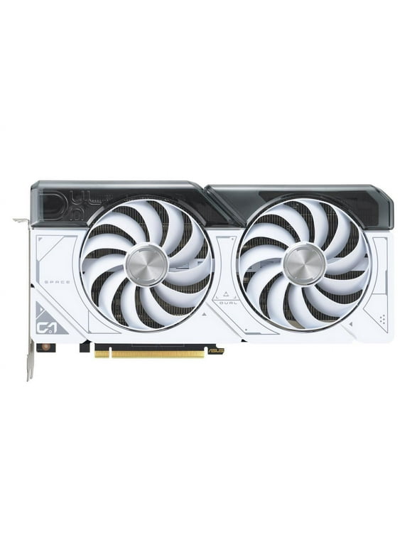 ASUS Dual GeForce RTX 4070 White OC Edition 12GB GDDR6X (PCIe 4.0, 12GB GDDR6X, DLSS 3, HDMI 2.1, DisplayPort 1.4a, 2.56-slot design, Axial-tech fan design, 0dB technology) DUAL-RTX4070-O12G-WHITE