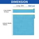thumbnail image 4 of Juego de papel enmascarador Unique Bargains con cinta 2000x55cm/65.62ftx21.65" 1 juego de kit de papel pre-cintado con 2 rollos de cinta azul, 4 of 7