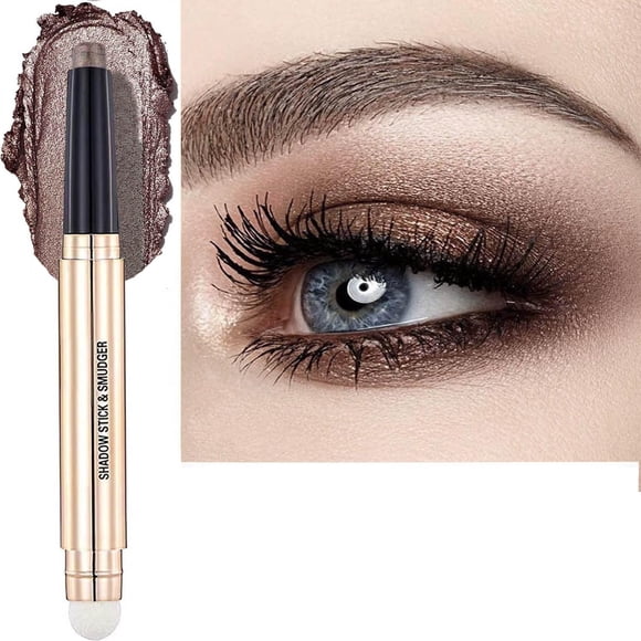 TWLBXMG Cacao Marrón Sombra de Ojos Stick Crema Brillo Suave Sombra de Ojos Lápiz Hipoalergénico Natural Impermeable Sombra de Ojos de Larga Duración Lápiz Delineador (Cocoa Brown Shimmer # 07)