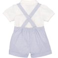thumbnail image 2 of Traje formal para bebé niño, caballero, pajarita, mono, pantalones cortos, esmoquin de boda, disfraz, 2 of 5