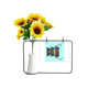 thumbnail image 1 of Clasificador de basura Tarjeta de bendición de jarrón de girasol artificial, 1 of 3