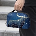 thumbnail image 2 of Constellation Oxford Fabric Digital Pouch for Electronic Devices, Waterproof Travel Case for Cell Phone Charger, Hard Drive, and Cords - 5.9x9.44x3.14 inches, 2 of 6