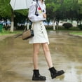 thumbnail image 5 of YYW Short Rain Boots For Women, Non-Slip Waterproof Garden Shoes Ankle Rainboot,Black(Size 8.5), 5 of 10