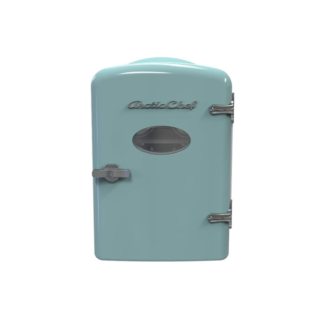 ARCTIC CHEF Réfrigérateurs Compacts Multicolores, Produit de Bureau, Petit Repas Frais, Boisson, Boissons (Bleu)