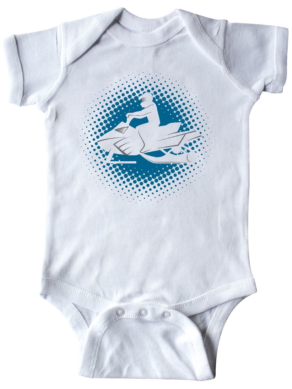 Inktastic Snowmobile Winter Extreme Sports Infant Creeper Snow Riding Apparel