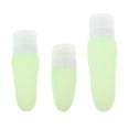 thumbnail image 4 of TISHITA 3 Pcs Silicone Mini Shampoo Sample Cosmetic Bottle Travel Container Green, 4 of 8