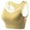 Yellow, variant on Lopecy-Sta Women’s Sports Bra High Neck Mesh Layered Longline High Support Workout Top Removable Padded Seamless Bra for Gym and Daily Wear