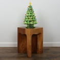 thumbnail image 6 of Milltown Merchants Pearl Olive Ceramic Christmas Tree - 15.5" Large, Multicolor Lights, 6 of 6