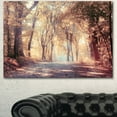 thumbnail image 1 of Tableau sur toile imprimée Design Art Paysage forêt magnifique Automne en or, 1 of 3