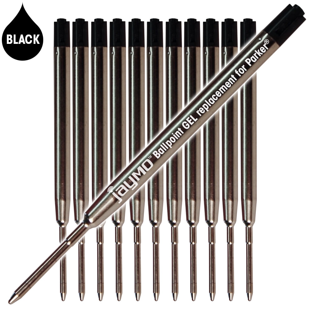 Black Parker Compatible Ink Pen Refills G2 Ballpoint Pens 0.7mm Medium 