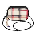 thumbnail image 2 of FORMRS Mini Crossbody Bag for Women Adjustable Shoulder Rope Travel Casual Phone Purse, Red Tartan, 2 of 7