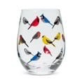 thumbnail image 1 of 5 in. Multi Bird Stemless Wine Glass, Multi, 1 of 1