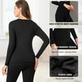 thumbnail image 5 of Womens Thermal Underwear, Thermal Base Layers Women, Ladies Ski Athletic Thermal Underwear Set, 5 of 8