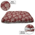 thumbnail image 3 of Cherry Blossom Pet Bed, Scattered Bale of Hay Illustration Randomly Placed Cherry Flowers, Resistant Pad for Dogs and Cats Cushion with Removable Cover, 24" x 39", Ruby and Eggshell, by Ambesonne, 3 of 4