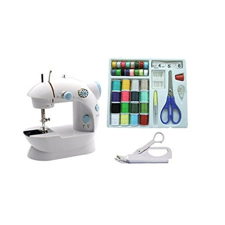 MICHLEY LSS 202Combo Lil Sew Sew LSS 202 Combo Mini Sewing Machine Electrical White