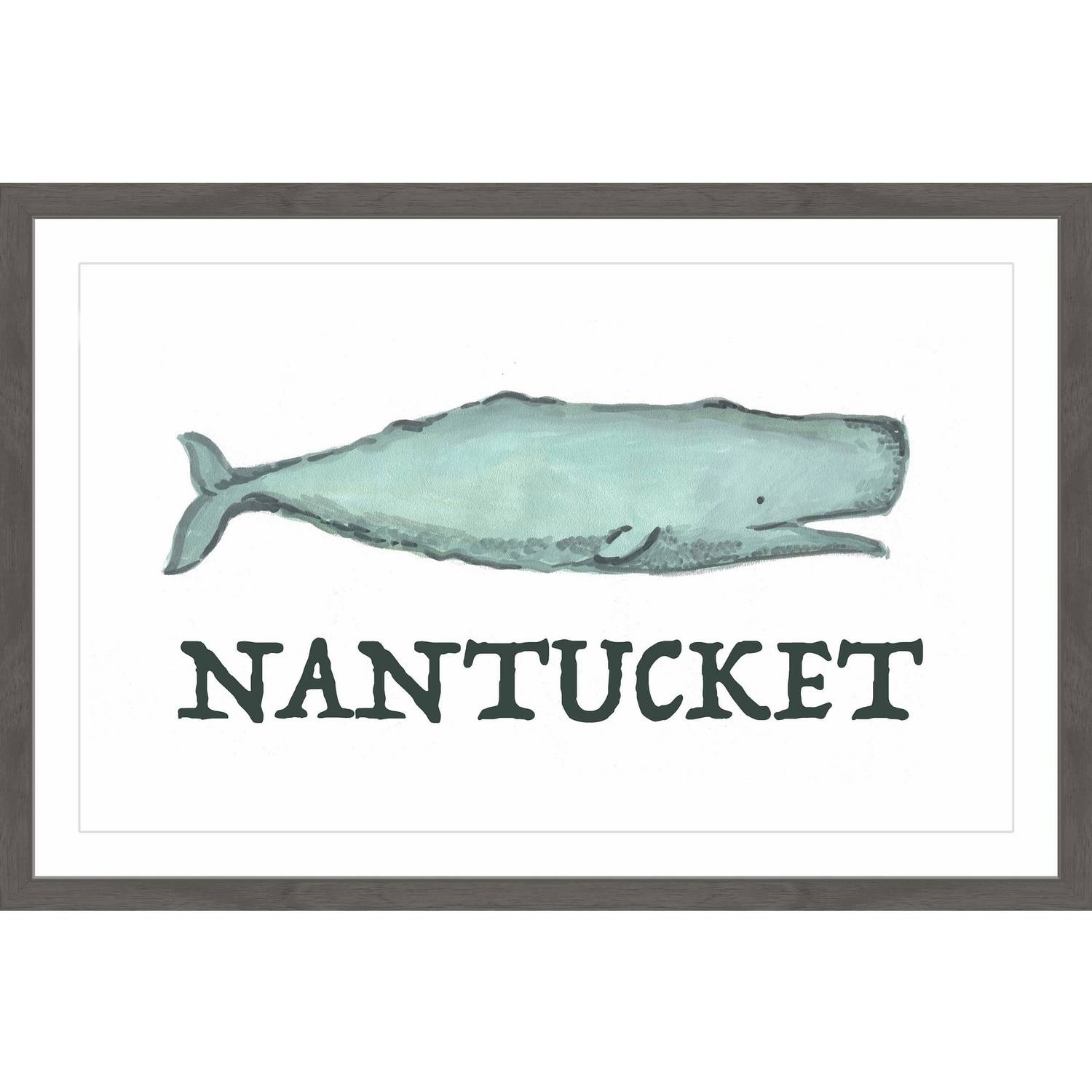 "Long Live Nantucket" Framed Painting Print