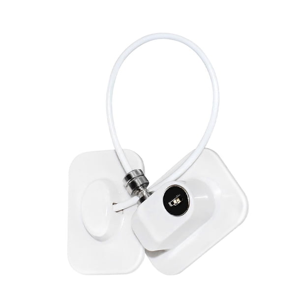 Child Safety Cable Window Lock with Keys Anti-fall Protection Adhesive Refrigerator Security Limit Locks for Doors Fridges High Building Windows