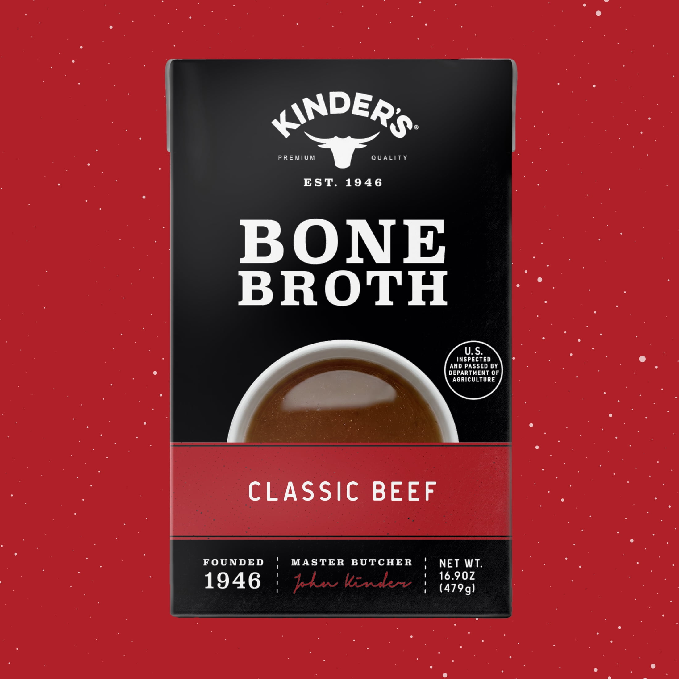 Kinder's Classic Beef Bone Broth, 16.9 oz