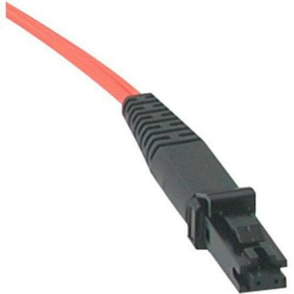C2G-2m MTRJ-ST 62.5/125 OM1 Duplex Multimode PVC Fiber Optic Cable, Orange