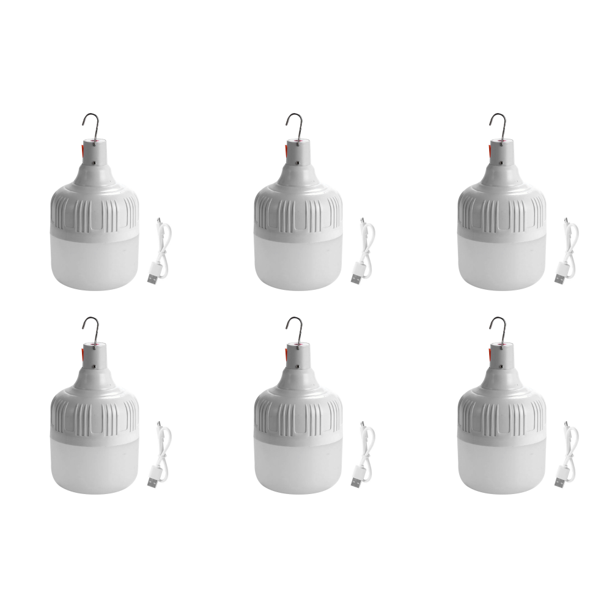 Lámpara De Mesa Bombilla LED Luz de camping Impermeable Tienda de campaña portátil Luz Senderismo al aire libre (60W) Likrtyny Para estrenar