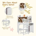 thumbnail image 3 of Qinaqin Create a Study cm de Alturaaven Escritorio & Chair Set con Alturautch Perfect para Learning Organization, 3 of 5