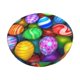 thumbnail image 1 of Disketp Colorful Easter Eggs1 Funda Redonda para Taburete, Funda de Cojín para Silla de Bar Suave y Elástica-12 inch, 1 of 7