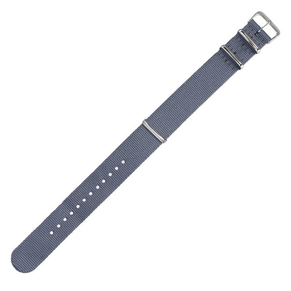 WHAMVOX Durable Nylon Watch Strap for Comfortable Wear and Easy Installation Grey 22mm